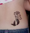 Airbrush water fairy tattoos